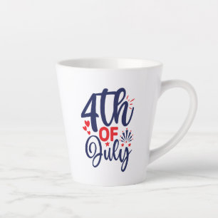 4th of July-68826 Latte Mug
