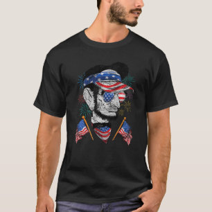 4th Of July Abe Lincoln Memorial Day Patriotic Hol T-Shirt