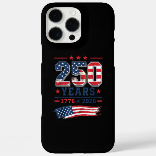 4th of July America US Flag Patriotic 250th Annive iPhone 16 Pro Max Case