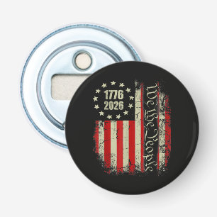 4th of July America US Flag Patriotic Bottle Opener