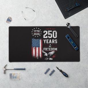4th of July America US Flag Patriotic Desk Mat