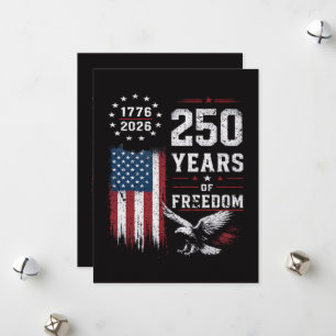 4th of July America US Flag Patriotic  Holiday Card