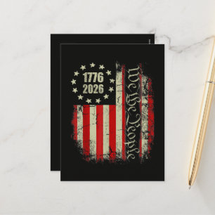 4th of July America US Flag Patriotic Holiday Postcard