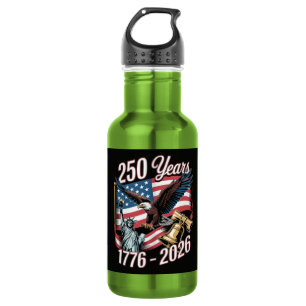4th of July America US Patriotic Eagle 532 Ml Water Bottle