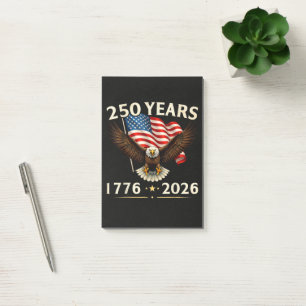 4th of July America US Patriotic Eagle  Post-it Notes