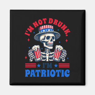 4th Of July American Drinking I'm Not Drunk I'm Pa Magnet