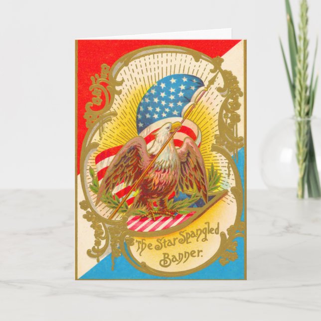 4th of July American Eagle Card (Front)
