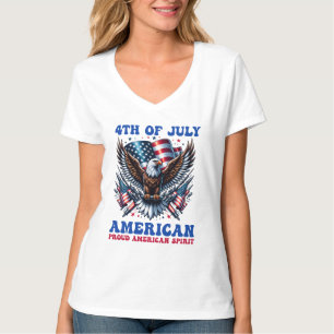 4th Of July American Eagle Sublimation-61001 T-Shirt