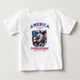 4th of July American Eagle Sublimation-61901 Baby T-Shirt