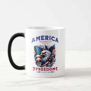 4th of July American Eagle Sublimation-61901 Magic Mug