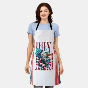 4th of July American Eagle Sublimation-61904 Apron