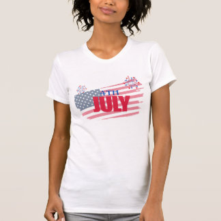 4th of July American Flag Fireworks T-Shirt | Inde
