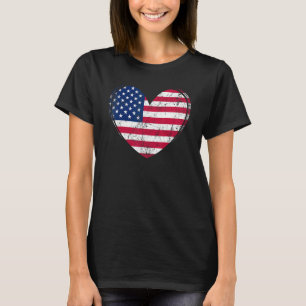 4th Of July American Flag Patriotic Men Women Boys T-Shirt
