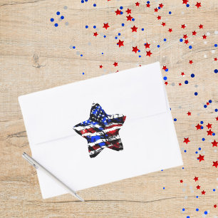 4th of July "American Flag" Sticker