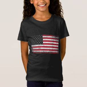 4th of July American Flag Vintage USA Men Women Pa T-Shirt