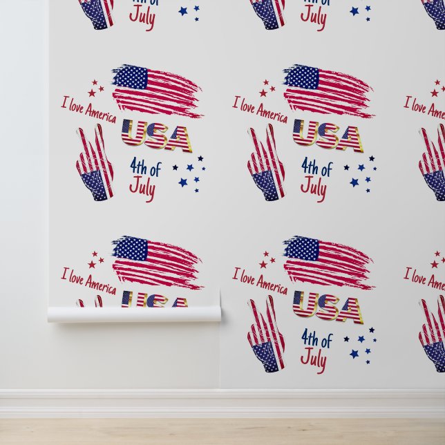 4th of July American Flag Wallpaper (Application)