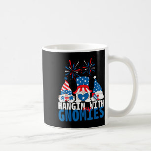 4th of July American Gnomes Celebrating Coffee Mug