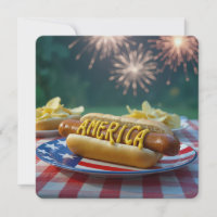 4th of July American Hot Dog