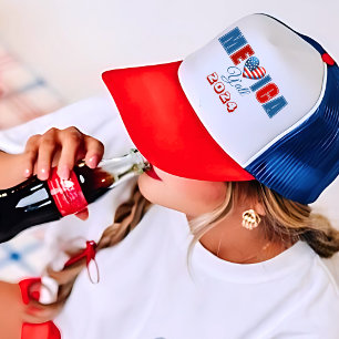 4th Of July American Independence Day  Trucker Hat