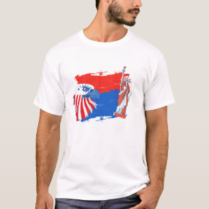 4th of July American Spirit Freedom Eagle T-Shirt