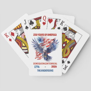 4th Of July America's 250th semiquincentennial Playing Cards