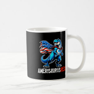 4th Of July Amerisaurus T Rex Funny Coffee Mug