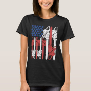 4th Of July Arborist Shirt Men Tree Climber Dad Ch