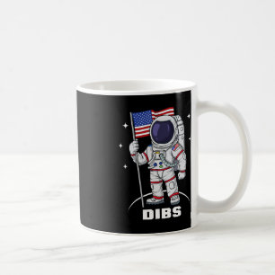 4th Of July Astronaut USA American Flag Fun Patrio Coffee Mug