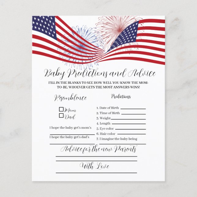4th of July Baby predictions and advice (Front)