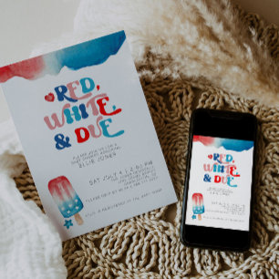 4th of July Baby Shower Invitation