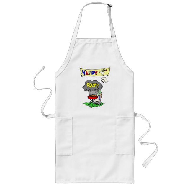 4th Of July Bar BQ Apron (Front)