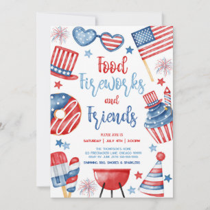 4th Of July BBQ Invitation