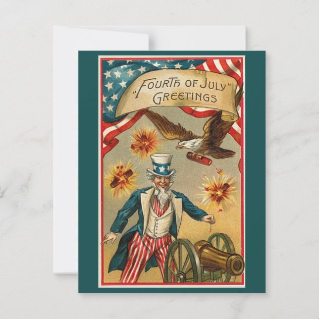 4th Of July BBQ Invitation (Front)