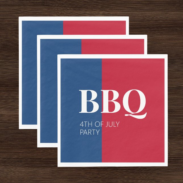 4th of July BBQ Party  Napkin (Creator Uploaded)