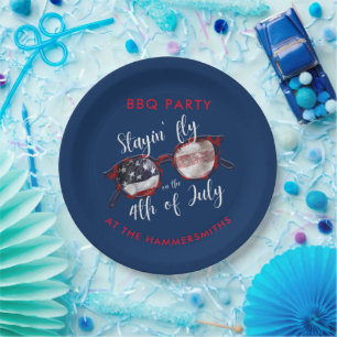 4th of July BBQ Party Paper Plate