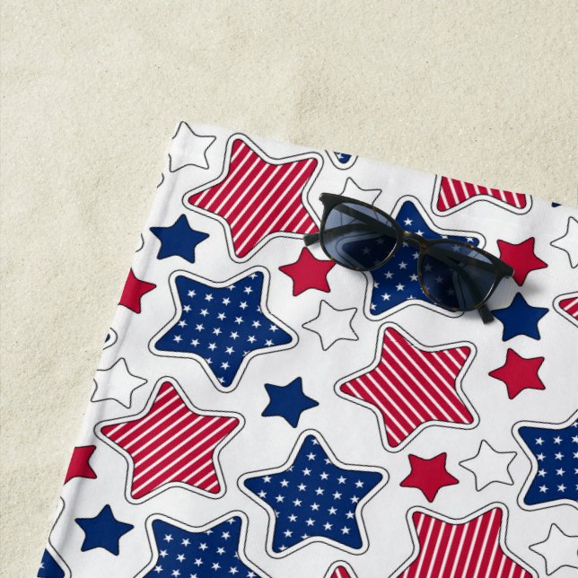 4th Of July Beach Towel (In Situ)