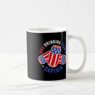 4th Of July Beer Can Flag Usa Drinking Team Tees Coffee Mug