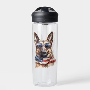 4th Of July Big Dog-70631 Water Bottle