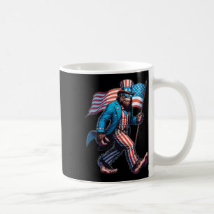 4th Of July Bigfoot Sasquatch Patriotic American F Coffee Mug