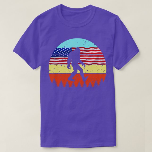 4th of july bigfoot T-Shirt (Design Front)