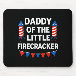 4th of July Birthday Funny Bday Born On 4th of Mouse Mat