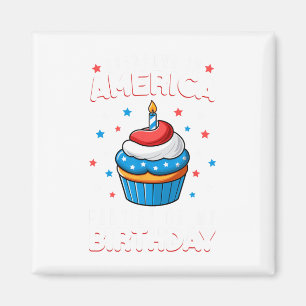 4th Of July Birthday Party Boy Girl Fourth Of July Magnet