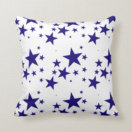navy star cushion