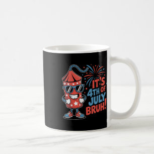 4th Of July Bruh Boys Kids Funny Firecracker Fourt Coffee Mug
