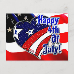 4th of July by Mojisola A Gbadamosi Okubule Design Postcard
