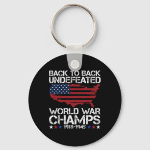 4th Of July - Byck To Byck Undefeated World War Ch Key Ring