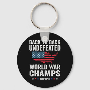 4th Of July - Byck To Byck Undefeated World War Ch Key Ring