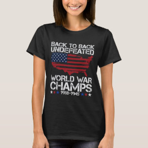 4th Of July - Byck To Byck Undefeated World War Ch T-Shirt