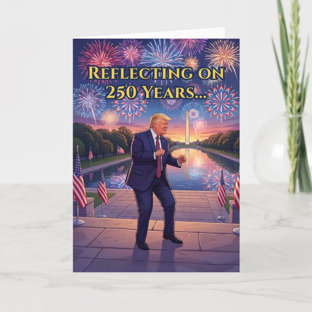 4th of July Card | Funny Trump Card (Front)