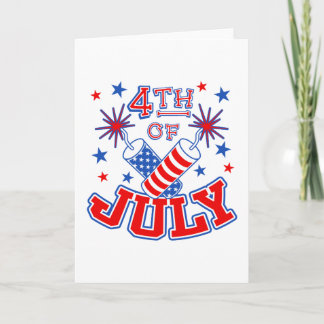 4th of July Card Invitation